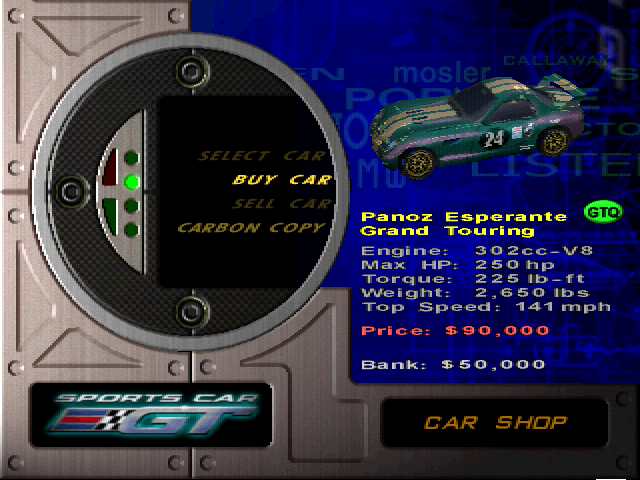 Sports Car GT screenshot 4 for Playstation